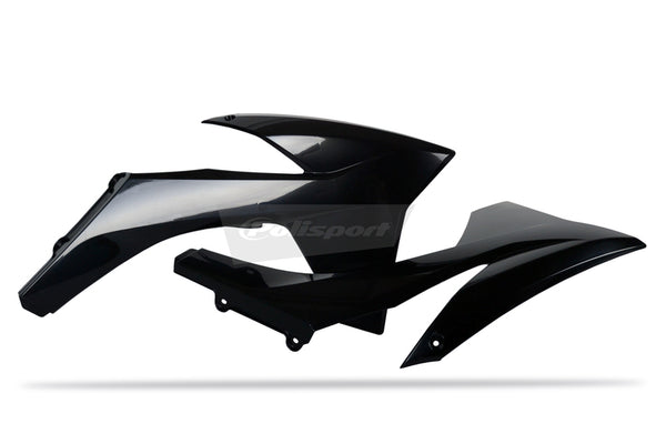 Il radiatore della polizia copre Black KTM 8417400003