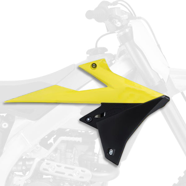 Copri di radiatore della polizia OEM Color (2018) Yellow/Suzuki RM-Z450 84211001