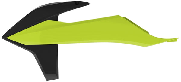 Il radiatore della polizia copre le coperture nere/neon giallo KTM SX/SX-F 8422100005