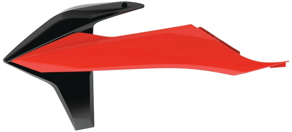 Radiatore di polizia copre le copertine nere/neon arancione KTM SX/SX-F 84221007