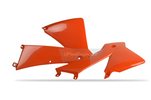 Il radiatore della polizia copre arancione KTM 8424000002