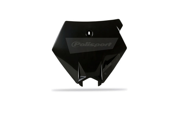 Porta della polizia Numero anteriore piastra nera KTM 86609001