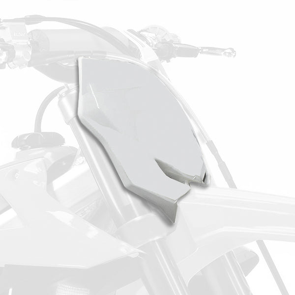 Porta del porto della polizia Piatto di numero frontale bianco Suzuki RM-Z450 86661002