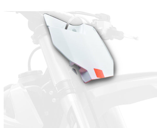 Porta della polizia Numero anteriore piastra bianca KTM SX85 8666200001