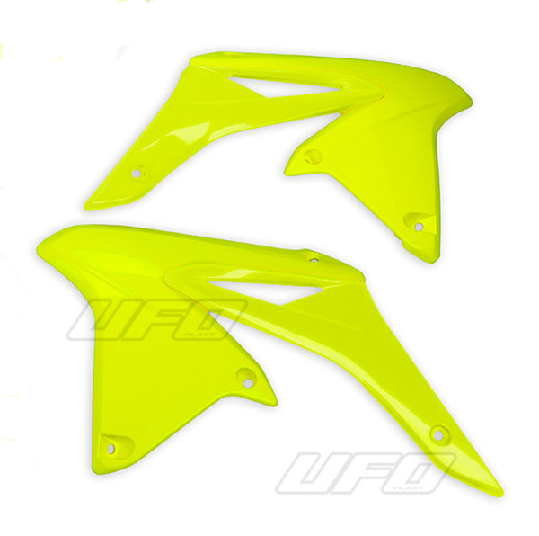 Il radiatore UFO copre il neon giallo Suzuki RM-Z250 SU04928DFLU