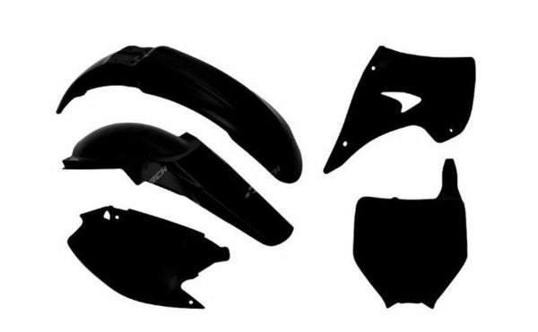 Racetech Plastic Kit-Black a Kawasaki KX125/250 R-Kitkx0-NR0-503