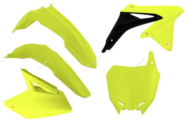 Kit di plastica Racetech Neon Yellow Suzuki RM-Z450 R-Kitrmz-GF0-508