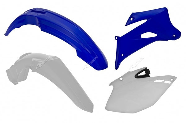 Racetech Plastic Kit-Oem-color blu/bianco a Yamaha WR-F450 R-KitWRF-OEM-413
