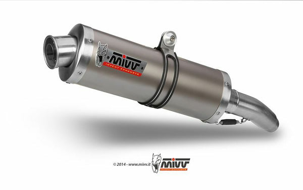 MIVV Classic Oval Classic a doppio slip-on in acciaio inossidabile Yamaha TDM 900 00.73.Y.014.lx1