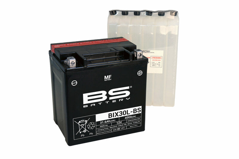 Manutenzione della batteria della batteria BS gratuita con pacchetto acido - BIX30L -B