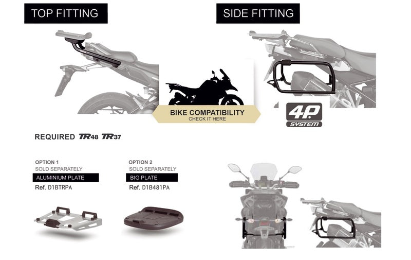 Set di raccordi di sistema shad 4p (lato) S0VS144P