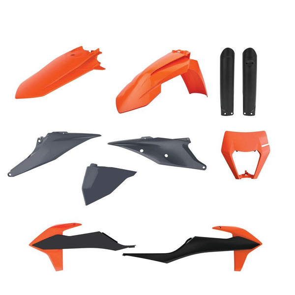 Kit di plastica porta della polizia OEM Color KTM 91040