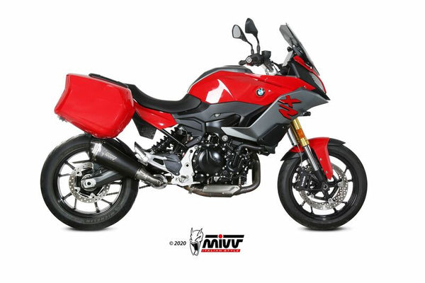 MIVV Delta Race silenziatore in acciaio nero/carbonio tappo BMW F900XR B.037.LDRB