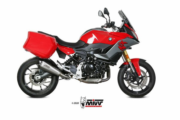 MIVV Delta Race silenziatore inossidabile acciaio inossidabile/terminale carbonio BMW F900XR B.037.LDRX