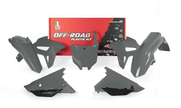 Racetech Plastic Kit-quantum grigio alla Honda CRF450R R-KITCR-GR0-521