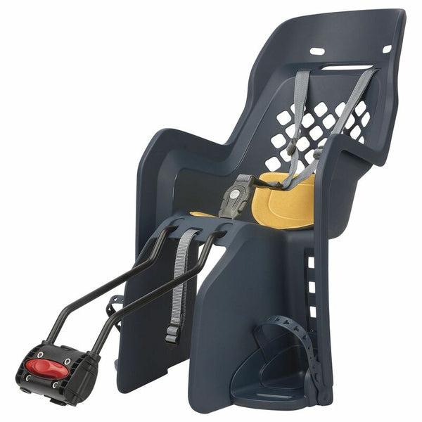Policeport Joy FF 29 "Rear Child Bike Seat Frame Mounting - Denim/Yellow 84065007