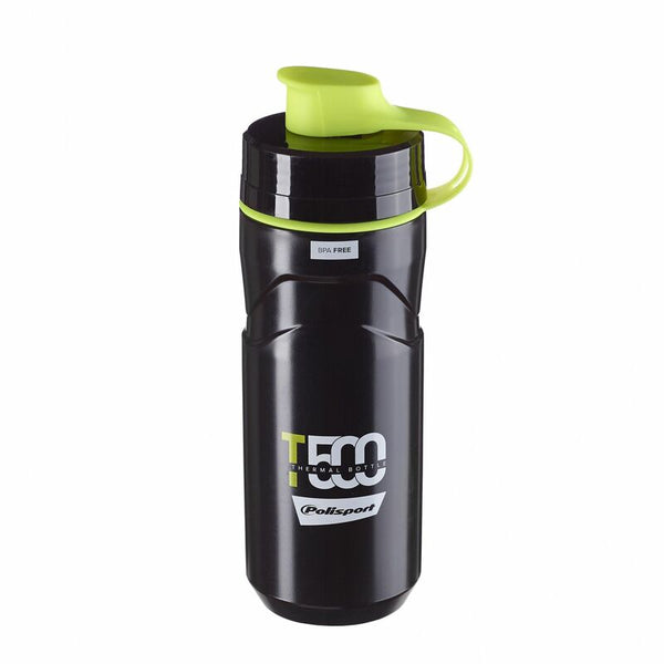 Police Port Termal Bottle T500 nero/lime verde 500/650ml 86455001
