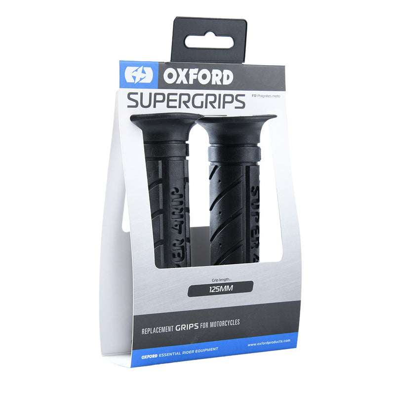 Oxford Black Super Grip - 125mm Ox600