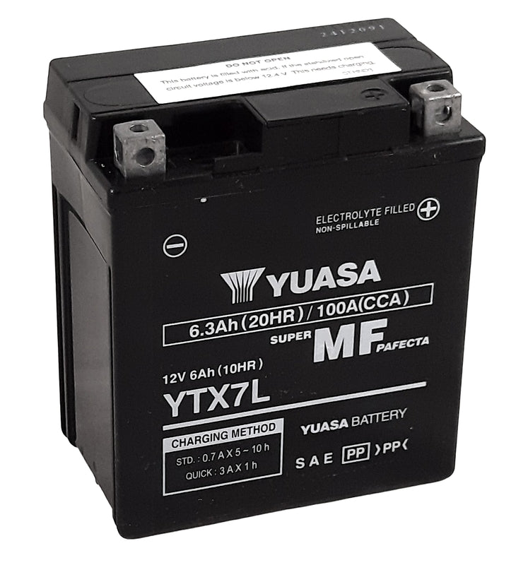 Yuasa W/C Battery Maintenance Free Factory Activated - YTX7L FA