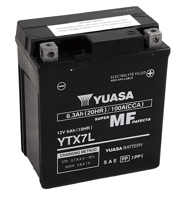 YUASA MANUTENZIONE -CRUA BATTERIA SCADURIA -ENABLED -YTX7L -FA