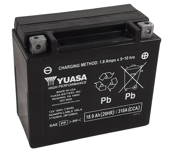 YUASA MANUTENZIONE -CRUA BATTERIA SCADURIA -ENABLED -YTX20HL -FA