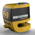 Oxford Micro XA5 Disco di allarme Lock - giallo e nero LK213