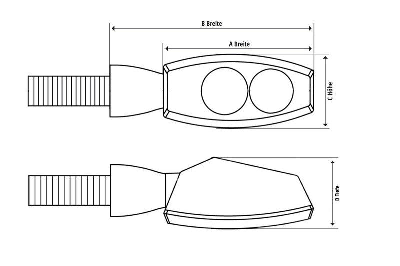 Indicatori a LED di superficie alta 204-182