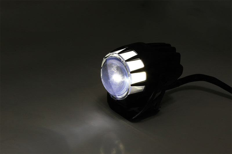 Doppio flusso di fari LED ad alto livello, nero, diametro dell'obiettivo 45 mm 223-454