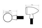 Micro-bullletta indicatori a LED ad alto livello 203-119