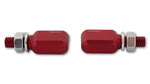 Indicatori LED CNC Highsider Little Bronx, Red, Tinted Glass, E-Approved, (coppia) 204-2862