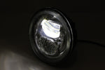 INSERT LIGHT LIGHT LED LED HIGHSIDER Tipo7 con anello di luce laterale, rotondo, cromo, 5 3/4 ”226-020