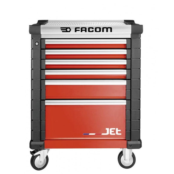 Facom Roller Cabinet Jet M3 / 6 Drawers Red Jet.6m3apf