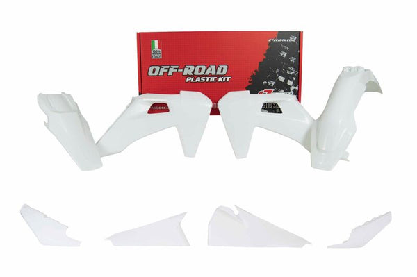 Racetech Plastic Kit-White Husqvarna TE/Fe R-Kitsq-BN0-420