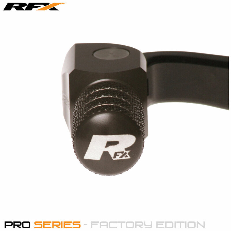 Pedale per ingranaggi RFX Flex+ Factory Edition (titano anodizzato nero/duro) FXGP4100199HA