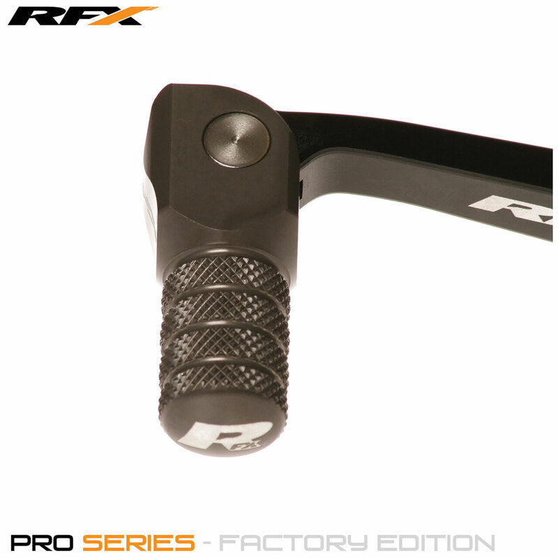 Pedale per ingranaggi RFX Flex+ Factory Edition (titano anodizzato nero/duro) FXGP4100199HA