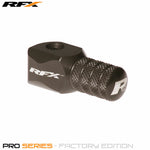 Pedale per ingranaggi RFX Flex+ Factory Edition (titano anodizzato nero/duro) FXGP4100199HA