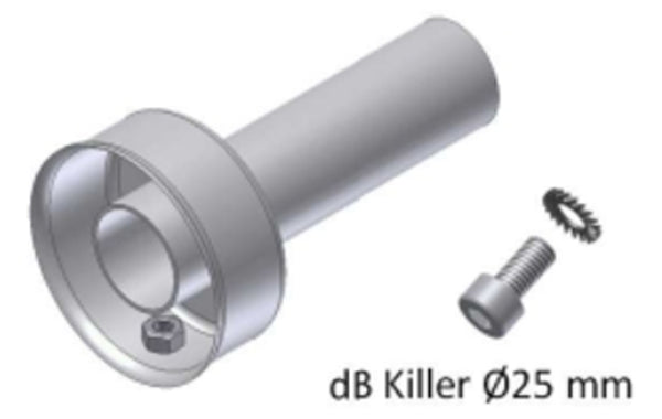 MIVV DB Killer per GP Pro Muffler Ø25 mm 50.sc.dk.122.0
