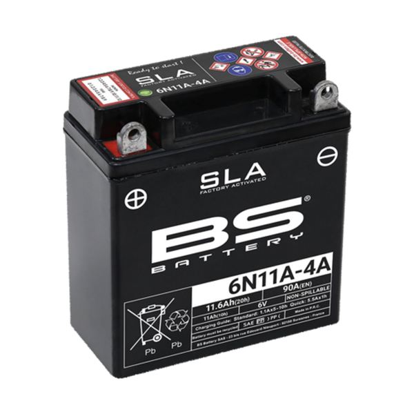 Batteria BS SLA Manutenzione -Batteria gratuita -6N11A -4A