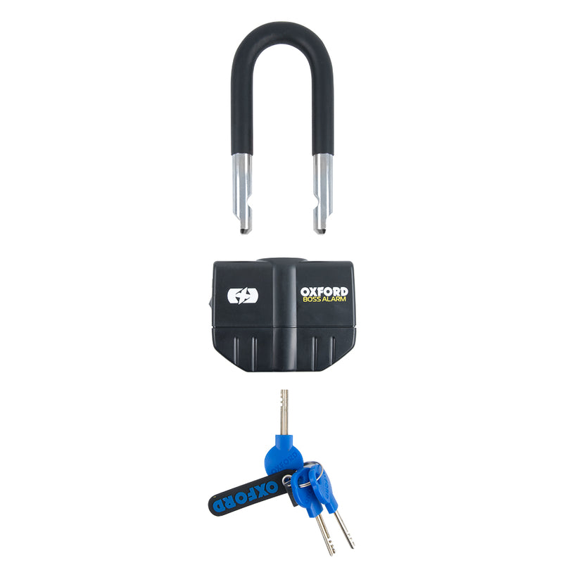 Oxford Boss Alarm Lock 16mm + catena 12mm x 1,5 m LK481