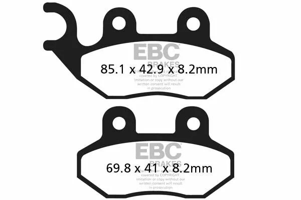 Brake Pad EBC HH Sint Scooter SFA264HH