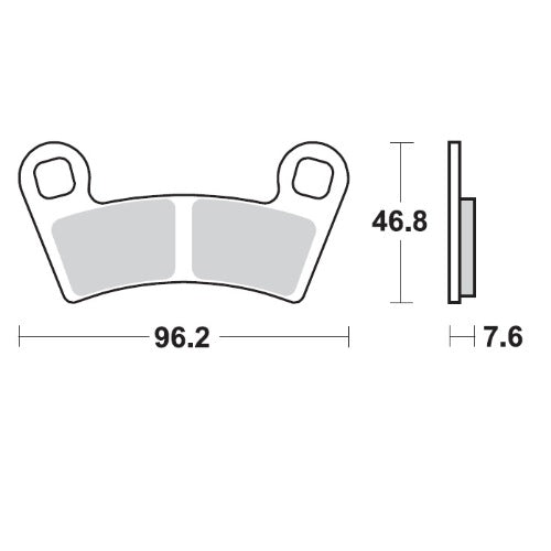 MOTO MASTER BRAKE PAD NITRO 098521