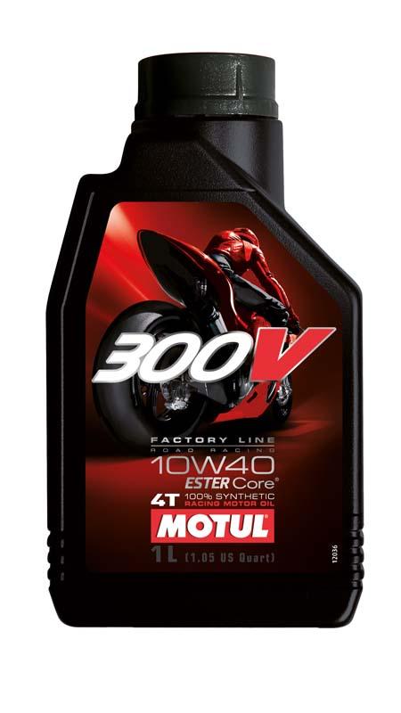 Motul 300V 4T Riga di fabbrica 10W-40 1 L (12pcs/cartone)