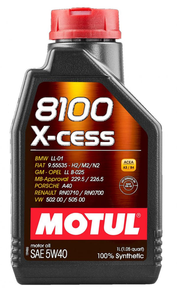 Motul 8100 X-CESS 5W40 1L (12pcs/cartone)