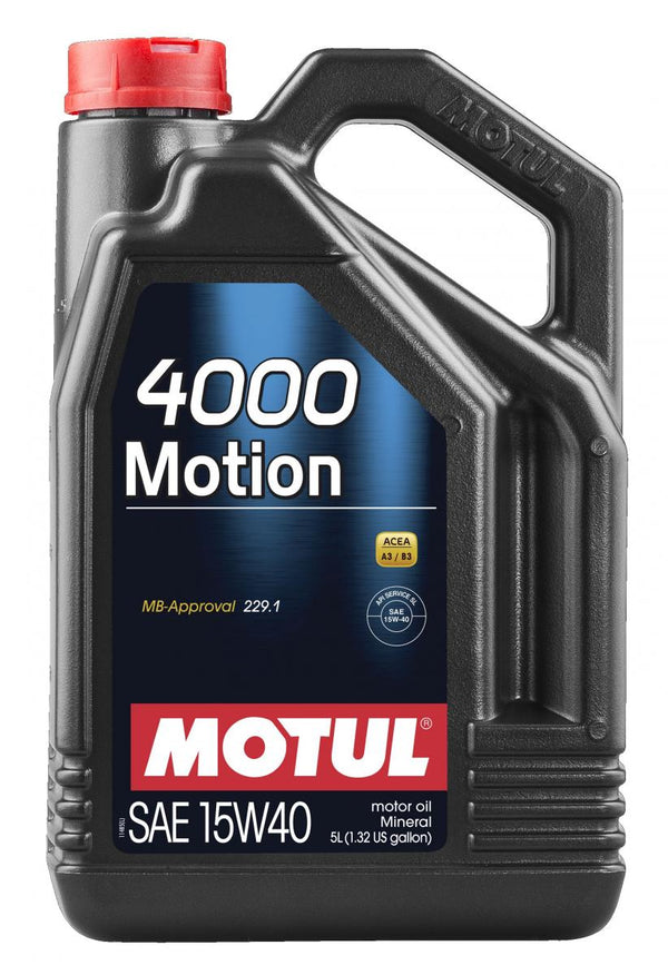 Motul 4000 Motion 15W40 5L (4 pezzi/cartone)