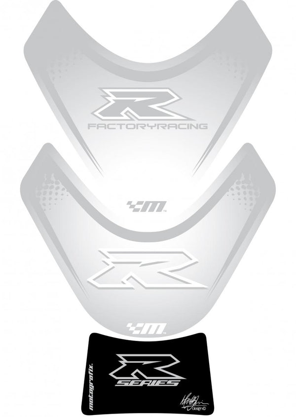 Protezione del serbatoio 09-15 GSXR1000White/Silver