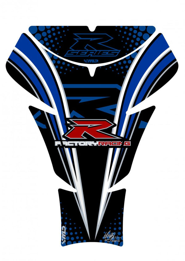 Protezione del serbatoio 05-08 GSXR1000/06-15 GSXR600 750 Nero/Blu