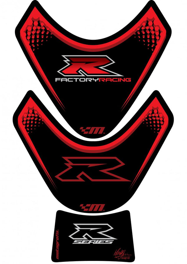 Protezione del serbatoio 09-15 GSXR1000BLACK/RED