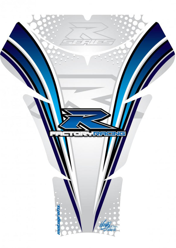 Protezione del serbatoio 05-08 GSXR1000/06-15 GSXR600 750 White/Blue