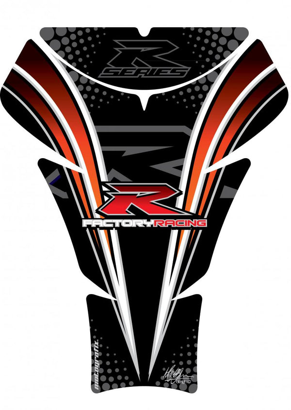 Protezione del serbatoio 05-08 GSXR1000/06-15 GSXR600 750 Black/Orang