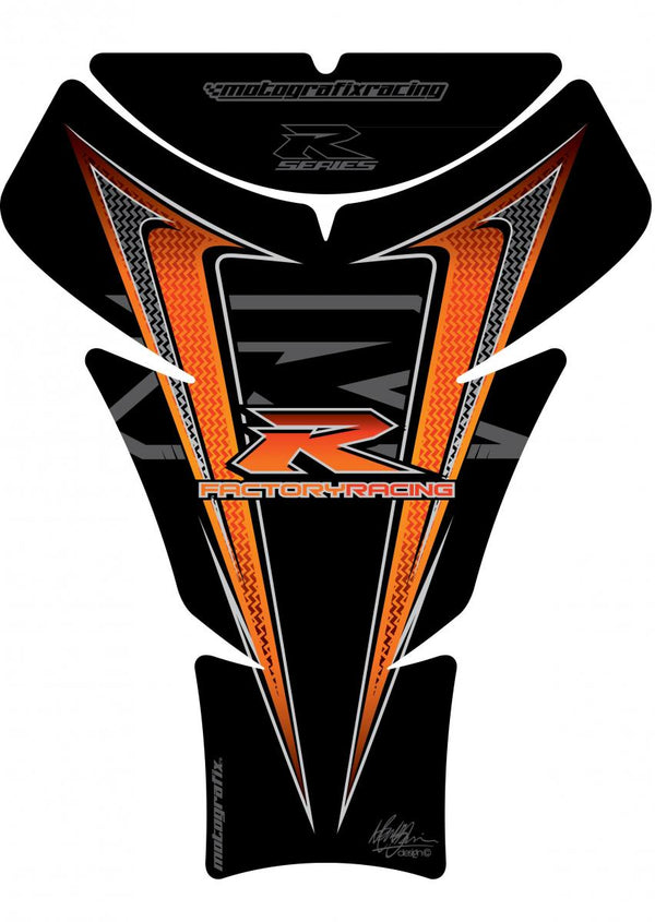 Protezione del serbatoio 05-08 GSXR1000/06-15 GSXR600 750 Black/Orang